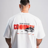 T Shirt Oversize Magazine Ref. 14314 Have a nice day Ivory