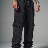 Sweet pant Acid wash distressed