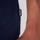 300 GRAMS 100% COTTON NAVY BLUE T-SHIRT 