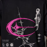 T shirt hyper human purple negra claro 300 gramos 14584