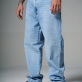 JEANS STRAIGTH SAVAGE AZUL CLARO  14501