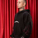 Hoodie Boxy fit Negro Savage drop 2026