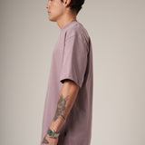 250 GRAMS T-SHIRT, 100% LIGHT PURPLE COTTON