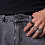 JEANS BAGGY 8 BOLSILLOS PARCHE GRIS CLARO