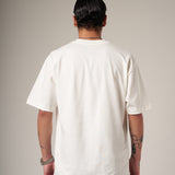 CAMISETA 250 GRAMOS, 100% ALGODÓN CREMA