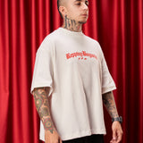 Camiseta Marfil Oversize Repping Bogota Savage  250 gramos