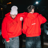 Hoodie Boxy fit Red district