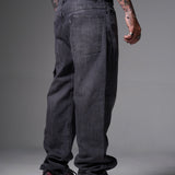 JEANS BAGGY CINTA GRIS OSCURO