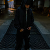 Double Zip Hoodie Boxy fit Diamond