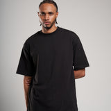 100% Cotton Black Oversize T-shirt 250 Grams 14332