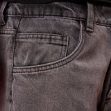 JEAN BAGGY SAVAGE FADED BLACK