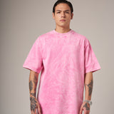 Basica Oversize Acid Wash Rosada 14382