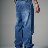 JEANS STRAIGTH SAVAGE AZUL MEDIO  14500