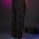 SAVAGE CARPENTER BAGGY FIT JEANS