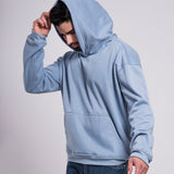 BLUE GREY JACKET 14099 SVG UNICOLOR BRUSHED COTTON