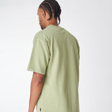 300 GRAMS 100% COTTON LIGHT GREEN T-SHIRT 