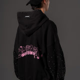 Double Zip Hoodie Boxy fit World wide  14649