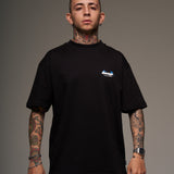 Savage blue angels negra 250 GSM 100% Algodón
