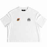 Camiseta Marfil Oversize Fire City Savage  250 gramos