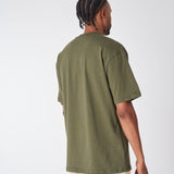 270 GRAMS T-SHIRT, 100% COTTON MILITARY GREEN