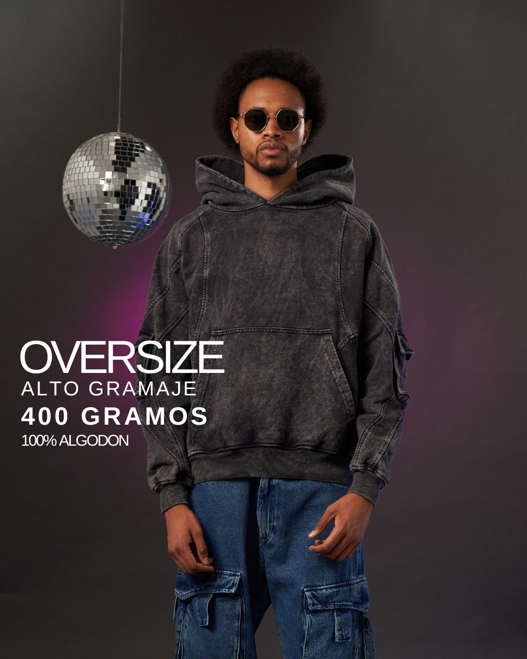 HOODIE ACID WASH 400 GRAMOS – SAVAGE TEX SAS