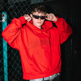 Hoodie Boxy fit Red district