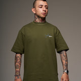 Savage Star Verde  435 GSM 100% Algodón