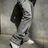 JEANS FLARE SAVAGE GRIS CLARO 14521