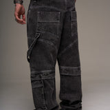 JEANS BAGGY FIT  CONTRASTE NEGRO 14425