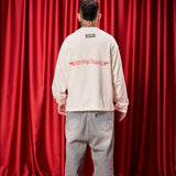 Crewneck Boxy savage long sleeve red district   250 gramos