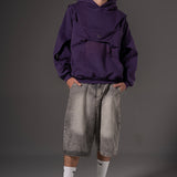 Hoodie Nova  Sun fade Morado 400 gramos