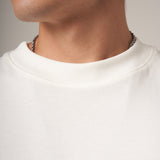 CAMISETA 250 GRAMOS, 100% ALGODÓN CREMA