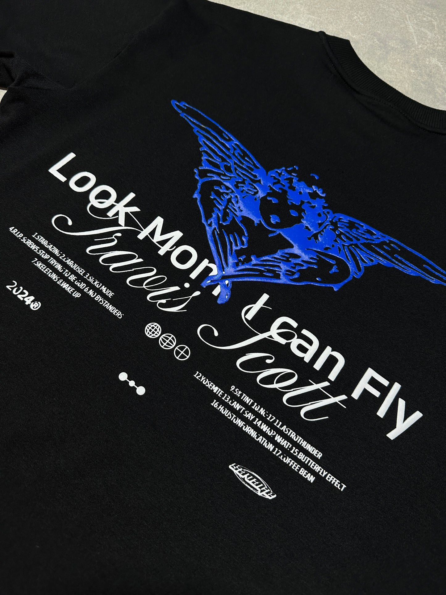 T Shirt Oversize I Can fly Negro