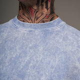 Basica Oversize Acid Wash Azul claro 14452