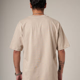 250 GRAMS T-SHIRT, 100% COTTON SAND