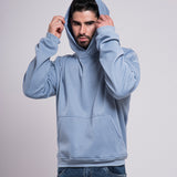 BLUE GREY JACKET 14099 SVG UNICOLOR BRUSHED COTTON
