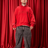 Hoodie Boxy fit Red district
