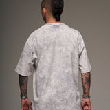 Basica Oversize Acid Wash Gris Clara  14457