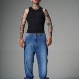 JEANS STRAIGTH SAVAGE AZUL MEDIO  14500
