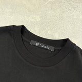 Camiseta 100% Algodón Peruano negra Oversize 250 Gramos