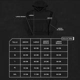 Hoodie Boxy fit Negro SVG