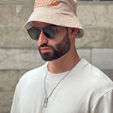 Bucket hat beige/svg naranja  14265