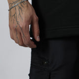 420 GSM Premium Oversize Negra 100% Algodón 14242