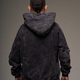 Hoodie Cargo Acid Wash 400 GRAMOS 14444