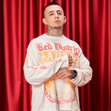 Crewneck Boxy savage long sleeve red district   250 gramos