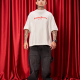 Camiseta Marfil Oversize Repping Bogota Savage  250 gramos