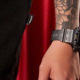 Camiseta Negra Oversize Red  250 gramos