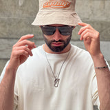 Bucket hat beige/svg naranja  14265