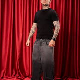 JEAN BAGGY SAVAGE FADED BLACK