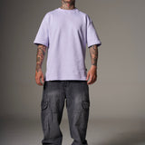 CAMISETA 300 GRAMOS 100% ALGODÓN LILA